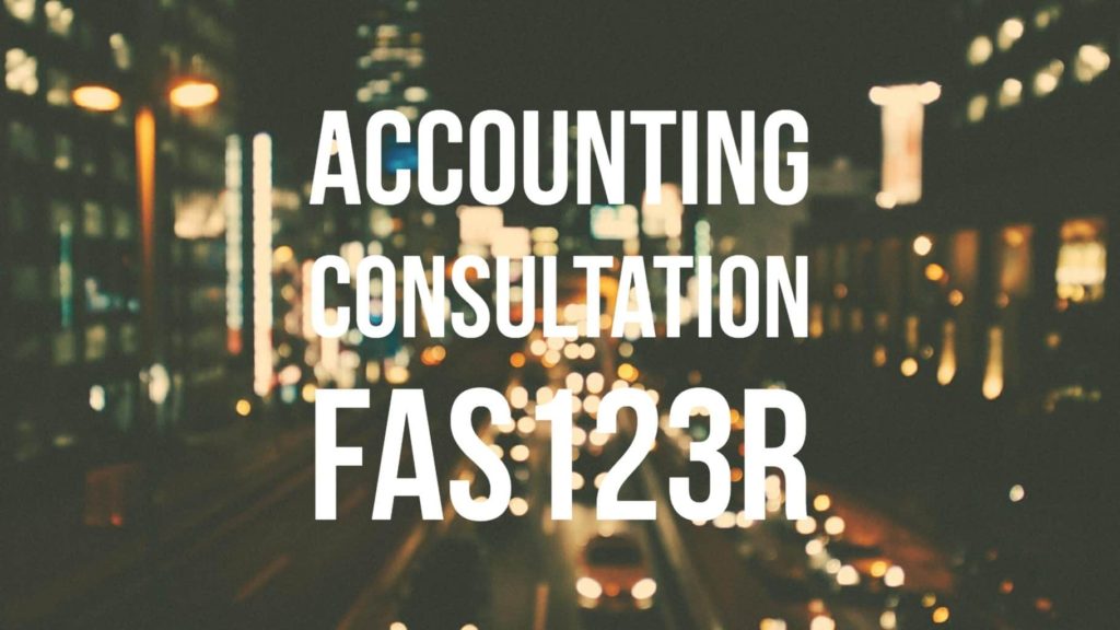 accounting consultation fas123r