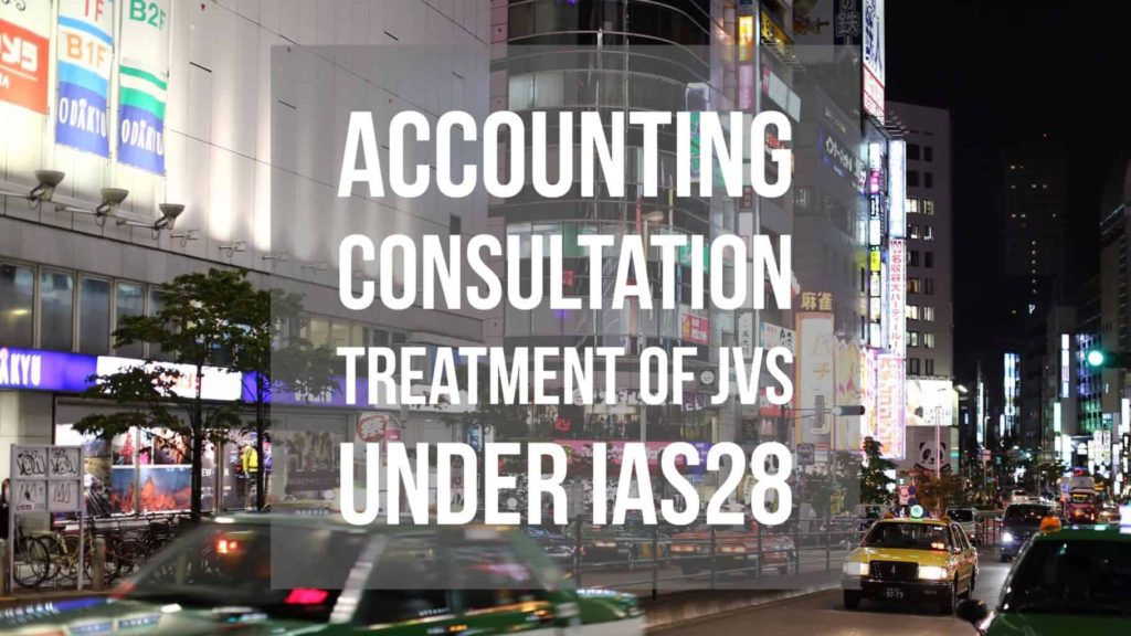 accounting consultation treatment of jvs under ias 28