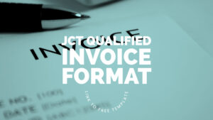 JCT Qualified Invoice Format