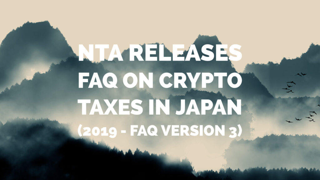 NTA Crypto Tax FAQ 2019 (FAQ Version 3)